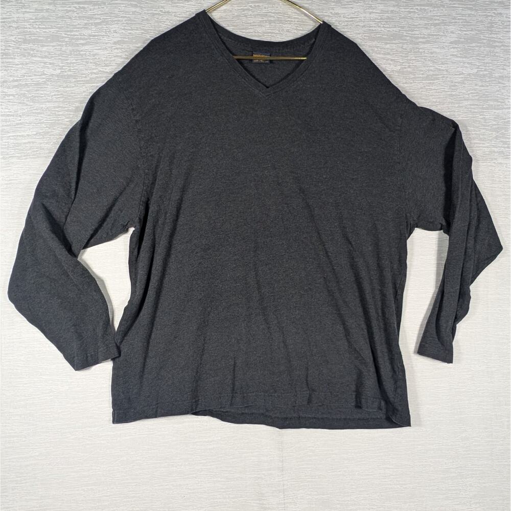Woolrich Long Sleeve Shirt Mens Exttra Large Dark Grey Cotton Sweatshirt